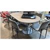 Image 2 : GREY ASH FINISH BOARDROOM TABLE 72 BY 36 INCHES
