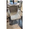 Image 1 : GREY CONTOUR SIDE CHAIR