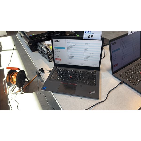 LENOVO THINKPAD T14 14" LAPTOP INTEL CORE I7 PORTABLE PC WIPED DRIVE NO CHARGER