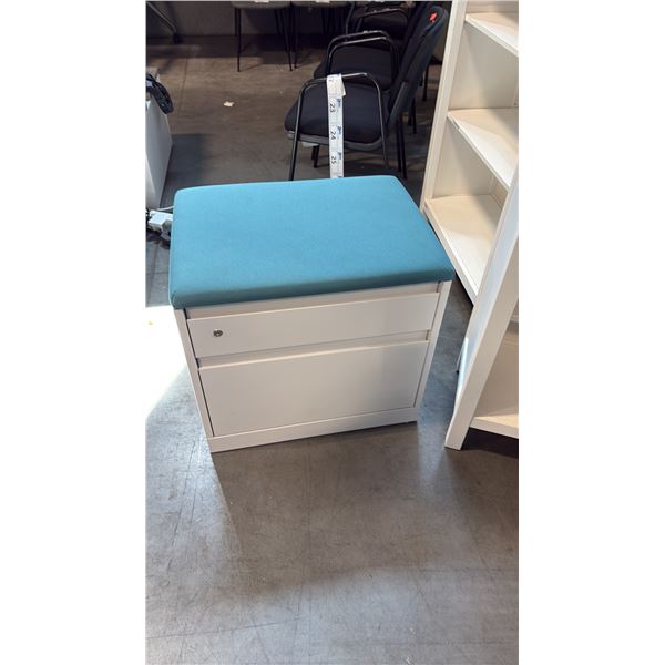 STEELCASE 2-DRAWER CUSHION TOP FILE CABINET
