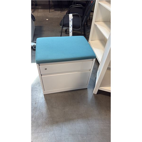STEELCASE 2-DRAWER CUSHION TOP FILE CABINET