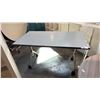 Image 1 : GREY MOBILE TRAINING TABLE W/ FLIP TOP MECHANISM W30" X D54" X H30"