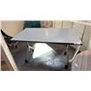 Image 1 : GREY MOBILE TRAINING TABLE W/ FLIP TOP MECHANISM W30" X D54" X H30"
