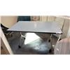 Image 1 : GREY MOBILE TRAINING TABLE W/ FLIP TOP MECHANISM W30" X D54" X H30"