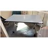 Image 1 : GREY MOBILE TRAINING TABLE W/ FLIP TOP MECHANISM W30" X D54" X H30"