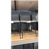 Image 1 : PAIR OF GREY CONTOUR SIDE CHAIRS