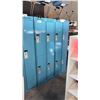 Image 1 : BABY BLUE 4-BAYS HALF HEIGHT LOCKER