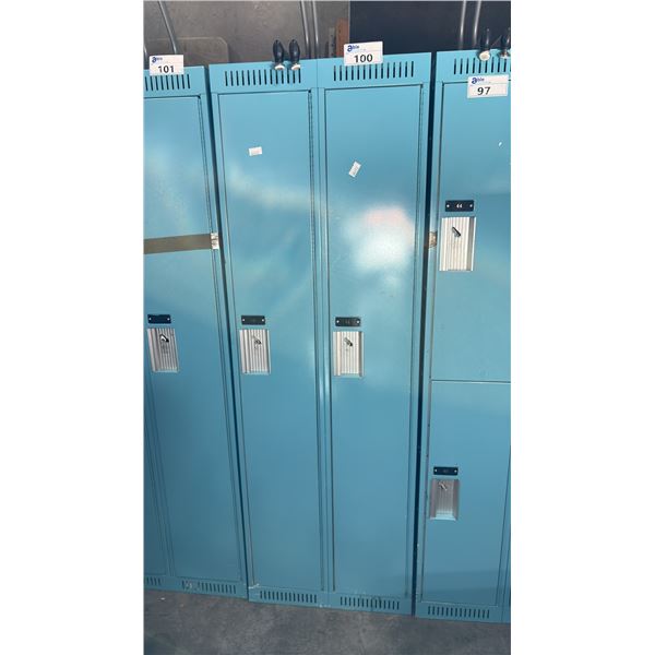 BABY BLUE 2-BAYS FULL HEIGHT LOCKER