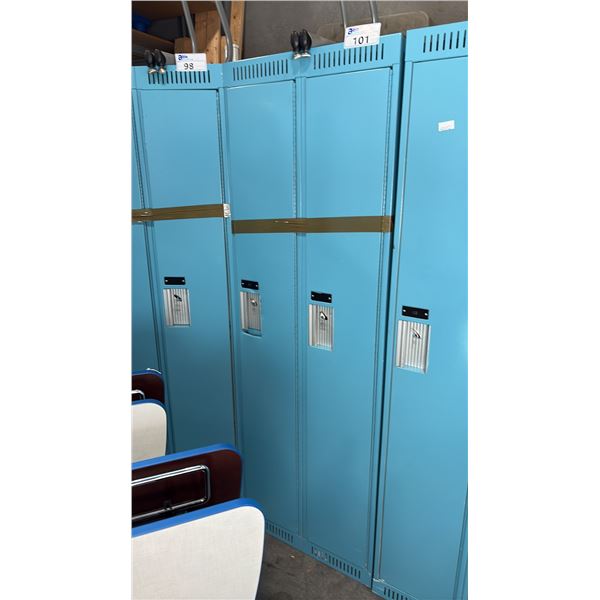BABY BLUE 2-BAYS FULL HEIGHT LOCKER