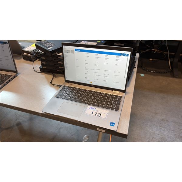 DELL LATITUDE 5520 15.6" LAPTOP INTEL CORE I5 PORTABLE PC WIPED DRIVE NO CHARGER