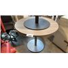 Image 1 : GREY ASH MODERN ROUND TABLE 36"