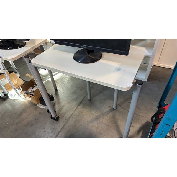 A2S 1007.001 PENTAGONAL DYNAMIC TRAINING CLASSROOM TABLE MELAMINE SILVER BASE 33.9X28.3X28.3 INCHES