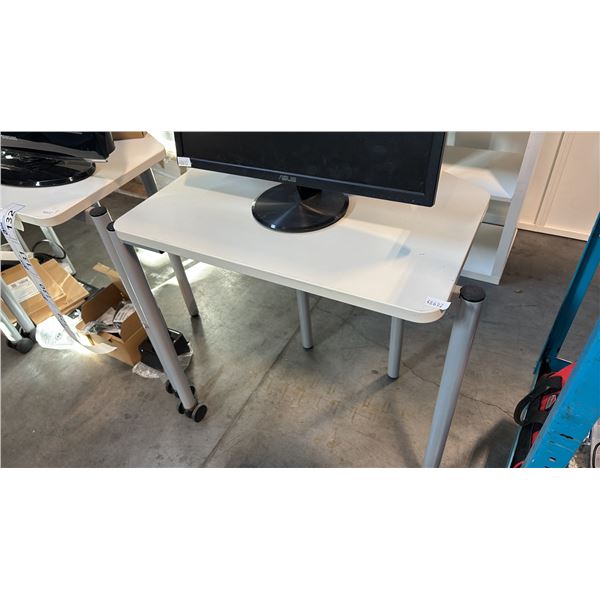 A2S 1007.001 PENTAGONAL DYNAMIC TRAINING CLASSROOM TABLE MELAMINE SILVER BASE 33.9X28.3X28.3 INCHES