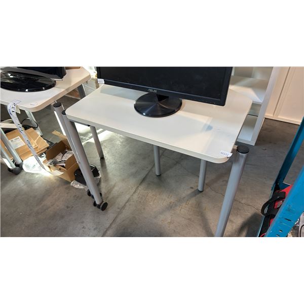 A2S 1007.001 PENTAGONAL DYNAMIC TRAINING CLASSROOM TABLE MELAMINE SILVER BASE 33.9X28.3X28.3 INCHES