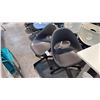 Image 1 : PAIR OF GREY/BLACK SWIVEL HEIGHT ADJUSTABLE CHAIRS