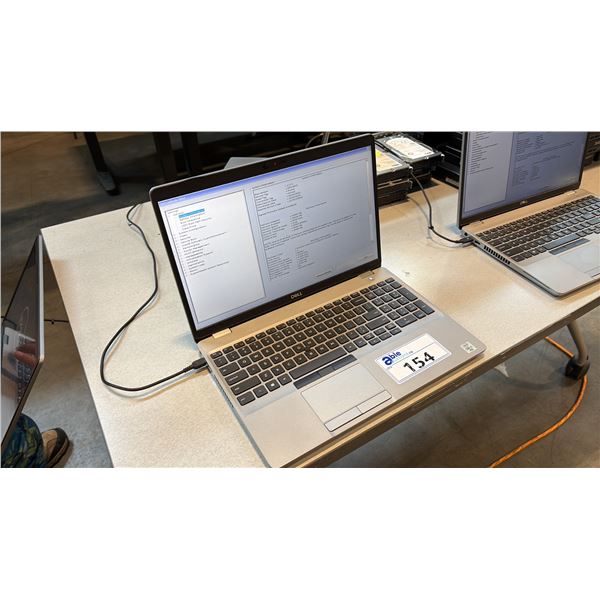 DELL LATITUDE 5510 15.6" FHD BUSINESS NOTEBOOK W/ INTEL CORE I5 WIPED DRIVE NO CHARGER
