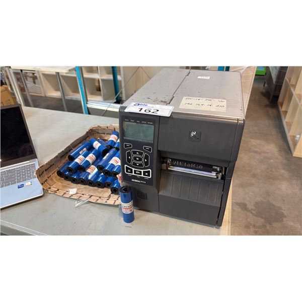 ZEBRA ZT410 INDUSTRIAL BARCODE PRINTER AND BUNDLE ABLE LABEL PART: 4-R-TLP-2844