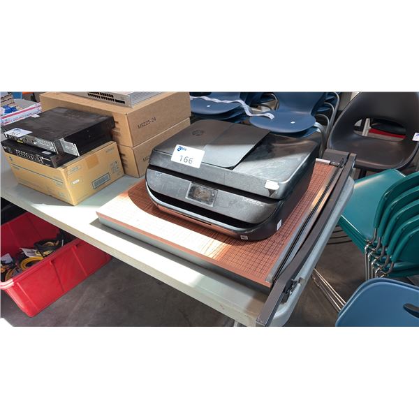 X-ACTO COMMERCIAL GUILLOTINE PAPER TRIMMER HEAVY-DUTY CUTTING TOOL AND HP OFFICEJET 4650