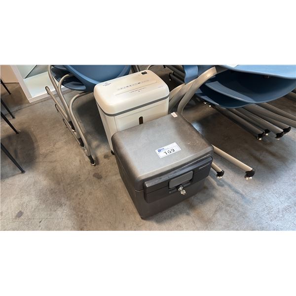 SENTRYSAFE FIRE AND WATER CHEST PORTABLE HEAVY-DUTY BOX AND WOLVERINE SD9101 HIGH-SECURITY
