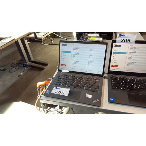 LENOVO THINKPAD T14 14" I7 BUSINESS NOTEBOOK WIPED HD NO CHARGER