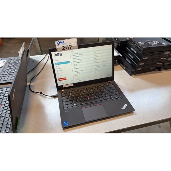 LENOVO THINKPAD T14 14" I7 BUSINESS NOTEBOOK WIPED HD NO CHARGER