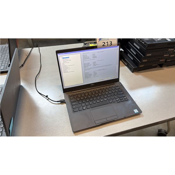 DELL LATITUDE 7300 13.3" BUSINESS NOTEBOOK WIPED HD NO CHARGER
