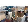 Image 1 : MIXED STORAGE LOT INCL FILE CABINETS AND SHELVING