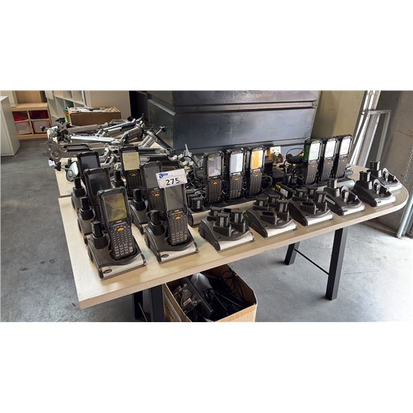 RUGGED HANDHELD ENTERPRISE MOBILE COMPUTER TERMINALS AND BATTERY CHARGERS (FOR PARTS) INCL SYMBOL