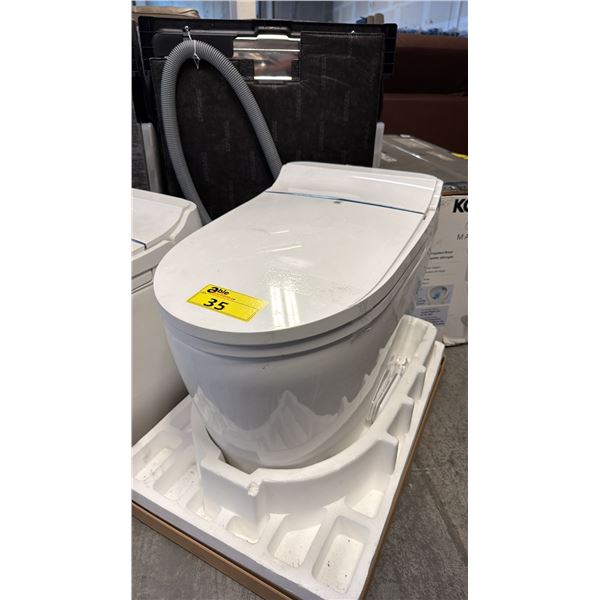 ECOWAY MODEL 2250 SMART TOILET, APPROX DIMENSIONS H 18" W 15" D 26"