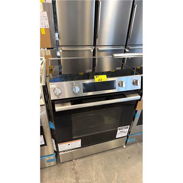 BOSCH 100 SERIES HEF1050MC ELECTRIC RANGE, 5.8 CU. FT. CAPACITY, 30 INCH EXTERIOR WIDTH
