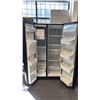 Image 2 : FRIGIDAIRE SIDE-BY-SIDE FREEZER FRIDGE COMBO, MODEL # FRS6HR4HB6, APPROX DIMENSIONS 68"X35"X31"