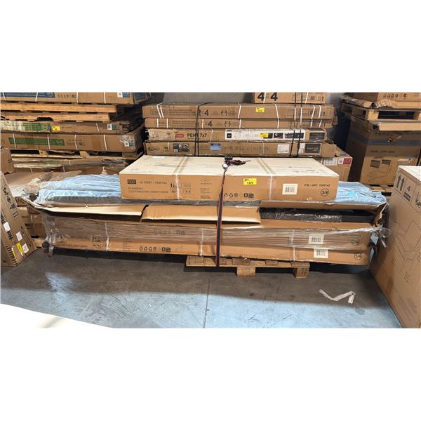 BONDI #50G SUN SHELTER, APPROX DIMENSIONS 12'X20', GALVANIZED STEEL ROOF WITH "U" COUNTER IN BOXES