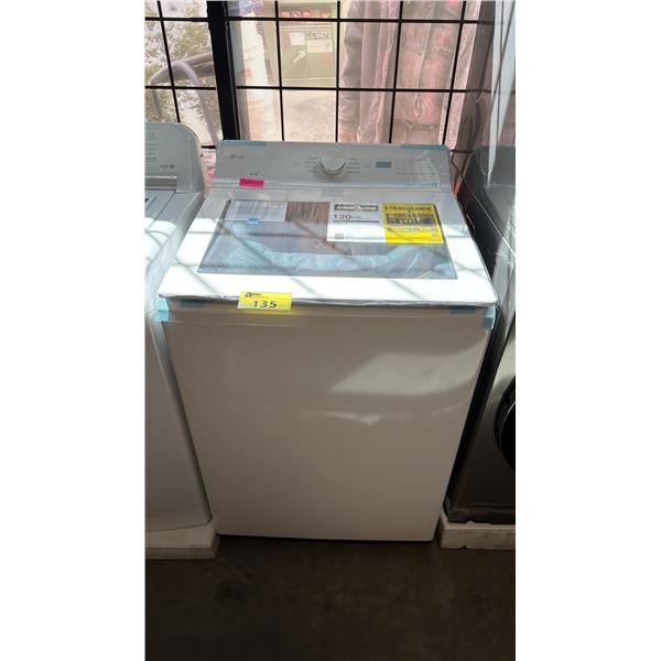 LG WT8200CW TOP LOAD WASHER, 27 INCH WIDTH, 5.8 CU. FT. WASHER CAPACITY, 800 RPM WASHER SPIN SPEED