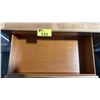 Image 4 : SAMSON INTERNATIONAL LIGHT OAK STORAGE SIDEBOARD, 2 DEEP DRAWERS AND 4 GLASS PANELED CABINET DOORS