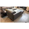 Image 3 : MODERN BLACK LEATHER SINGLE ARM CHAISE LOUNGE SOFA WITH ADJUSTABLE HEADREST