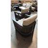 Image 7 : 5 PIECE SUNBRELLA PATIO SET, INCLUDES 2 SEATER COUCH, 2 ARMCHAIRS, A RECTANGLE COFFEE TABLE AND