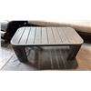 Image 9 : 5 PIECE SUNBRELLA PATIO SET, INCLUDES 2 SEATER COUCH, 2 ARMCHAIRS, A RECTANGLE COFFEE TABLE AND