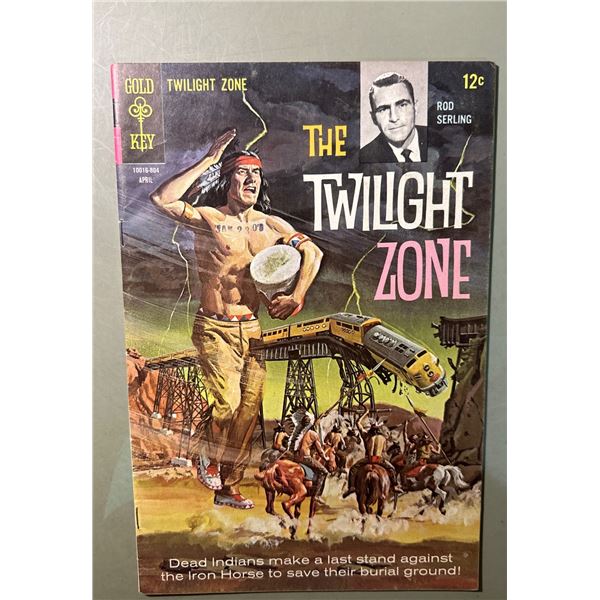 Gold Key The Twilight Zone #25 Comic Book (Apr 1968) Rod Serling