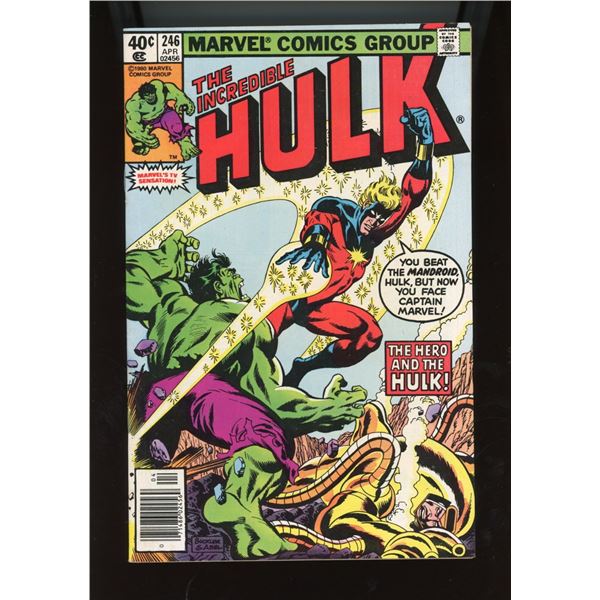 The Incredible Hulk #246 (Marvel Comics, Apr 1980) - Hulk vs. Captain Marvel