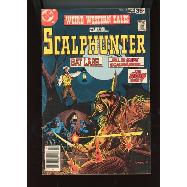 Weird Western Tales #45 (Apr 1978, DC) Scalphunter, Bat Lash