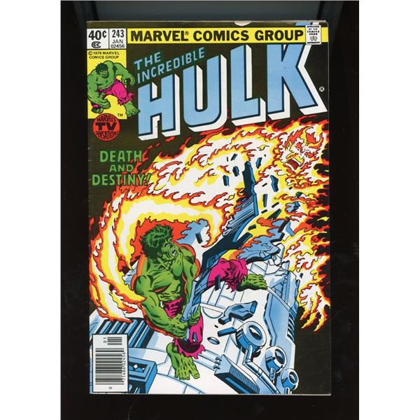 Marvel Comics The Incredible Hulk #243 (Jan 1979) "Death and Destiny!"