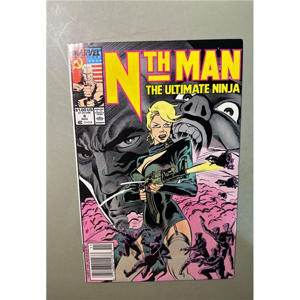 1989 Marvel Nth Man The Ultimate Ninja #4 Comic Book