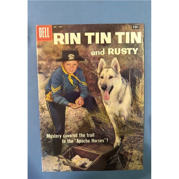 Rin Tin Tin and Rusty #22 (Dell, 1958) Photo Cover Comic Book