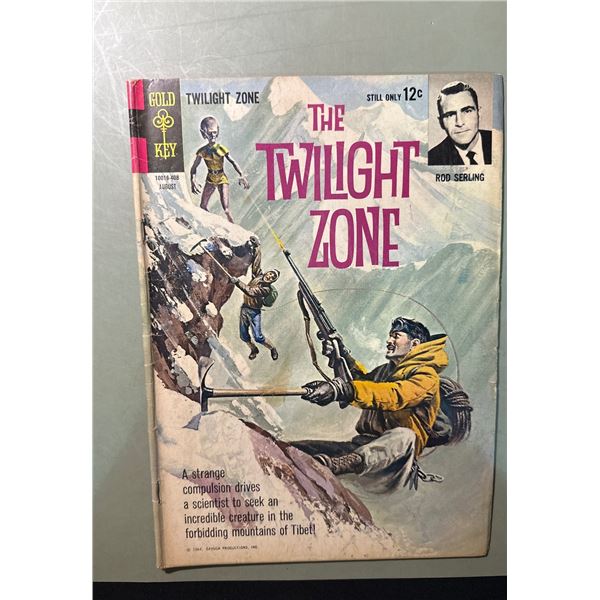 Gold Key The Twilight Zone #8 August 1964 Comic Book Rod Serling