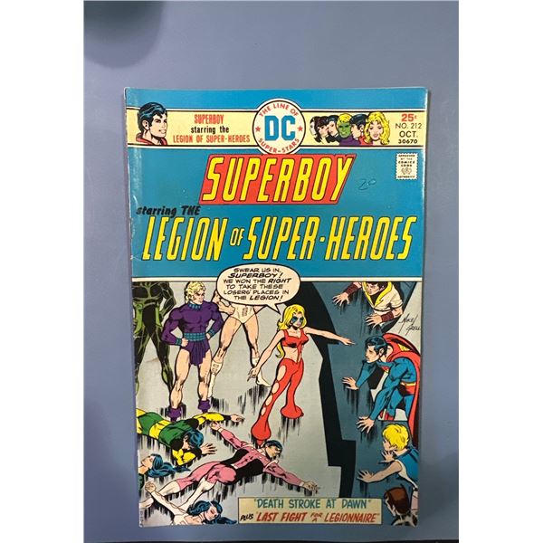 Superboy Starring the Legion of Super-Heroes #212 DC Comics (Oct, 1975)