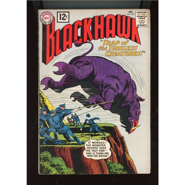 Blackhawk #169 (Feb 1962 DC) "Trap of the Timeless Creatures!"