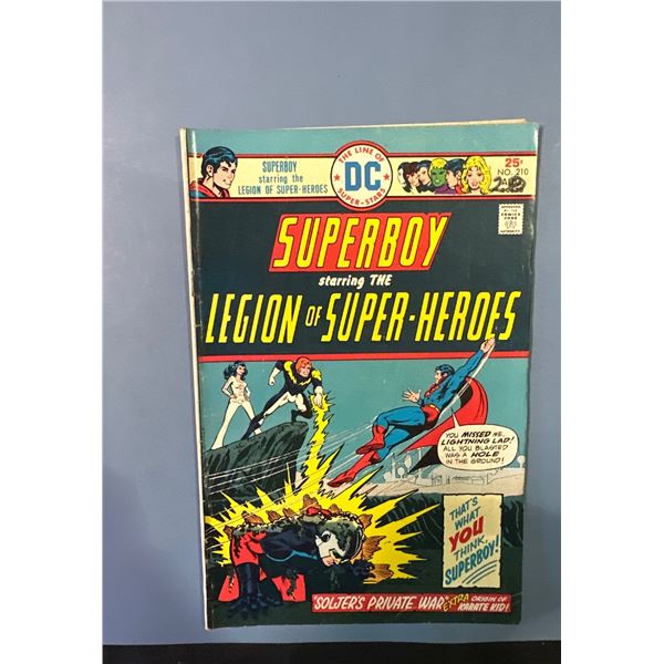 Superboy starring the Legion of Super-Heroes #210 (DC, 1975) Origin Karate Kid