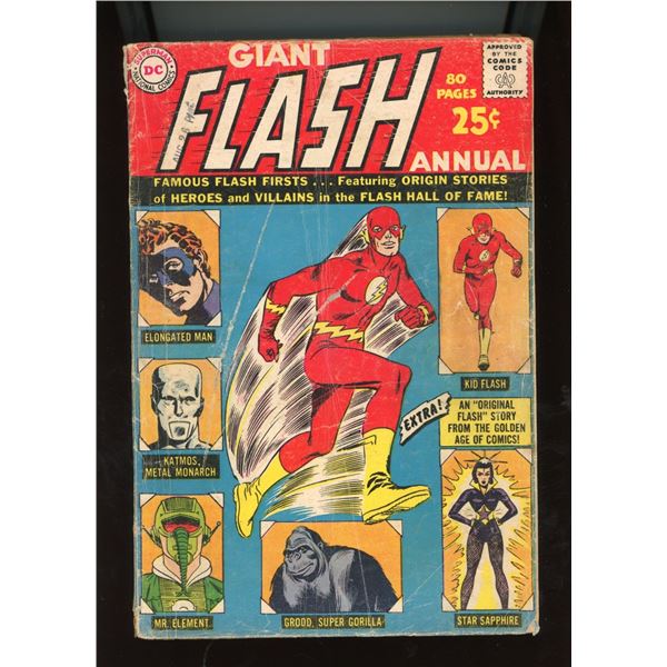 Giant Flash Annual #1 (DC Comics, 1963) - Famous Flash Firsts