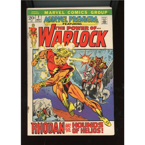 Marvel Premiere #2 The Power of Warlock Comic Book (May 1972 Marvel)
