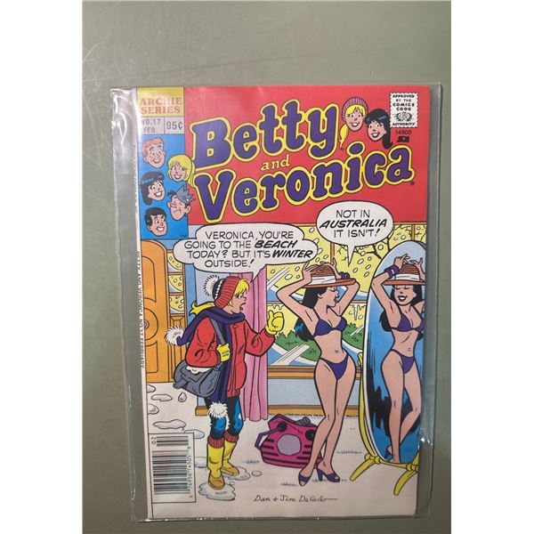 Betty and Veronica #17 (Archie, 1990) Comic Book